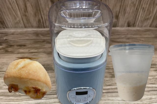 ヨーグルトメーカーと酒種酵母、そして酒種パン